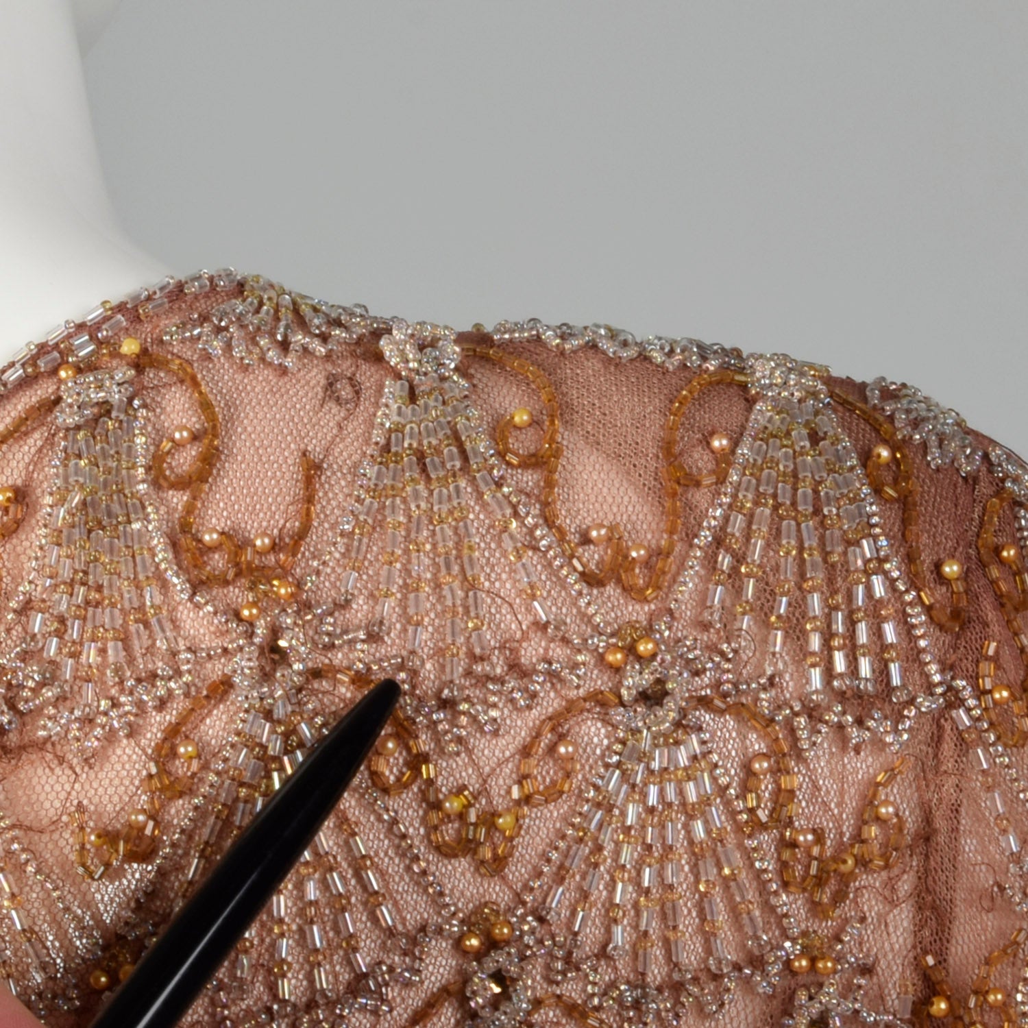 1990s Beaded Gown