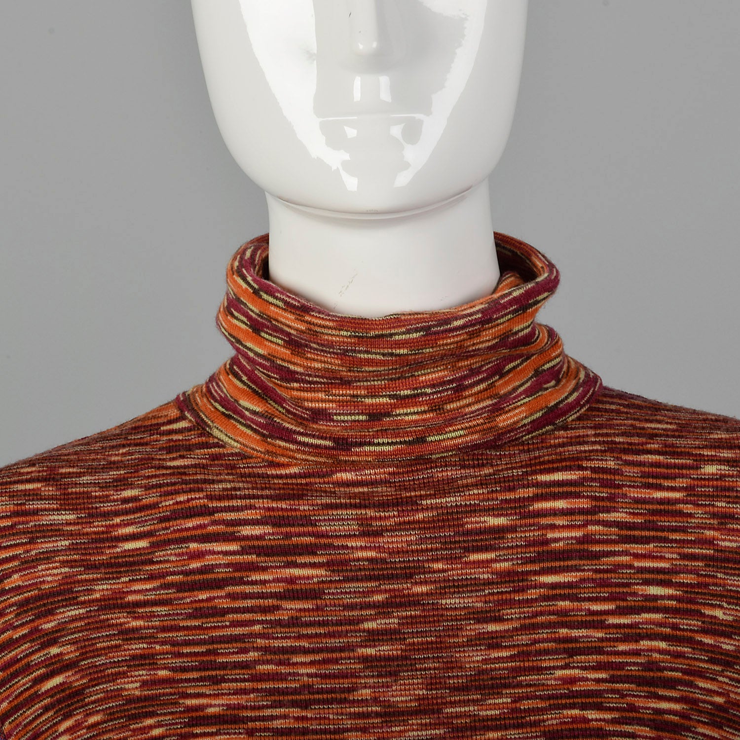 Missoni 1970s Turtleneck Mini Dress