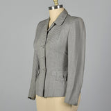 1950s Black and White Houndstooth Jacket