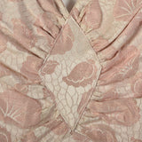 1940s Blush Evening Gown with Dramatic Bust