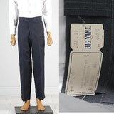 Deadstock 1960s Men's Big Yank Sanforized Blue Twill Workwear Pants