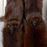 1950s Mink Fur Stole with Whole Body Mink Wrap