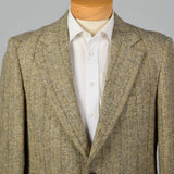 1970s Leonard Cox Tan Tweed Sportcoat