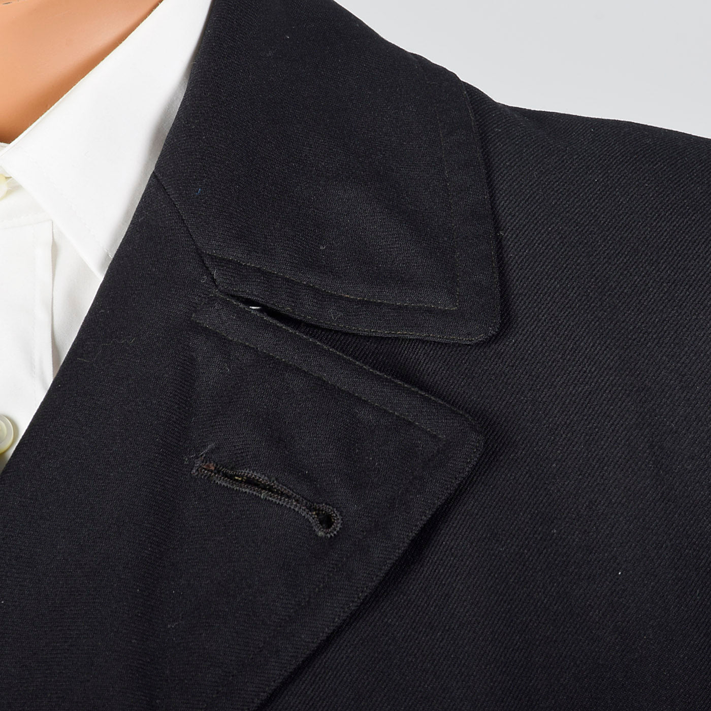 1940s United States Navy Wool Trench Coat