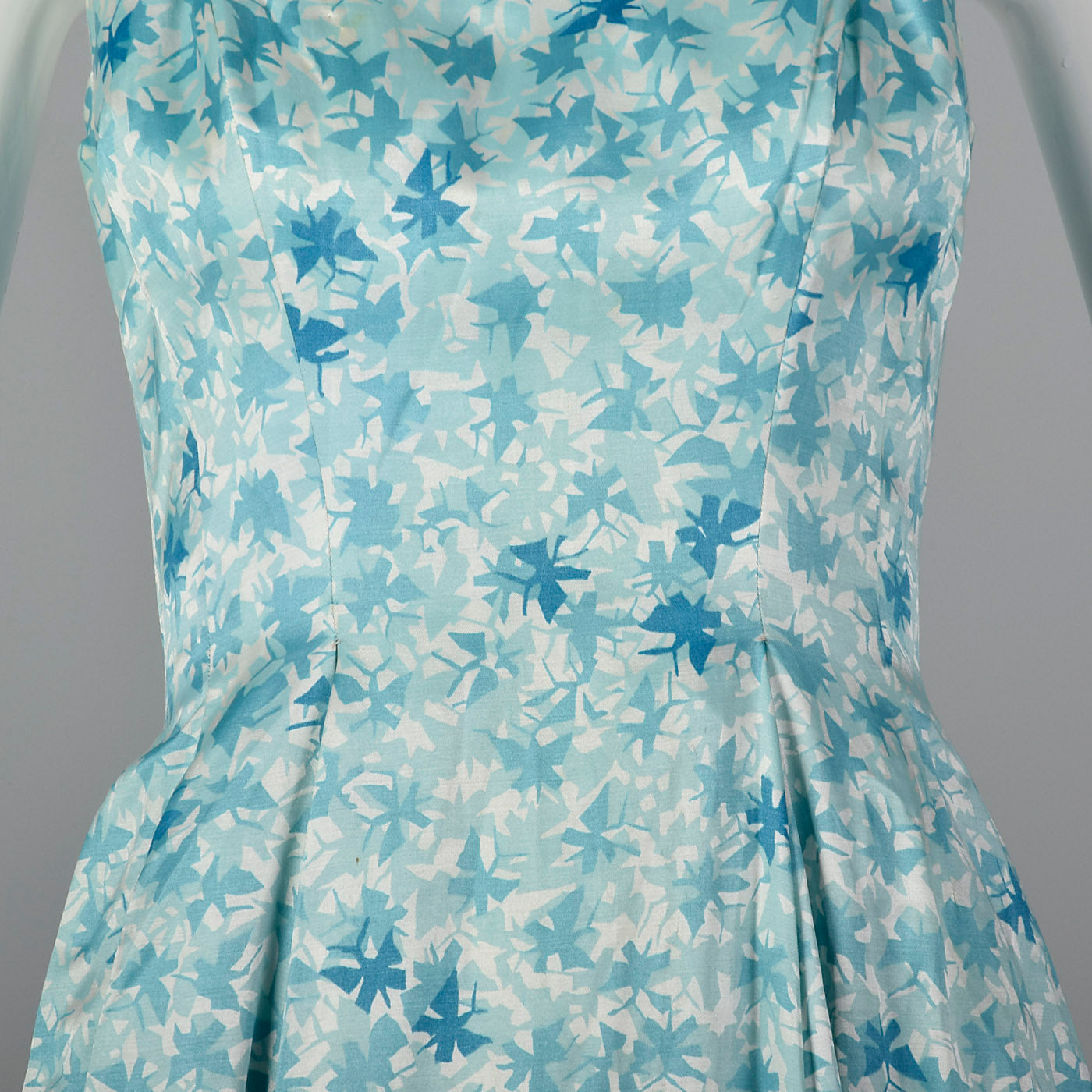1950s Novelty Butterfly Print Dress