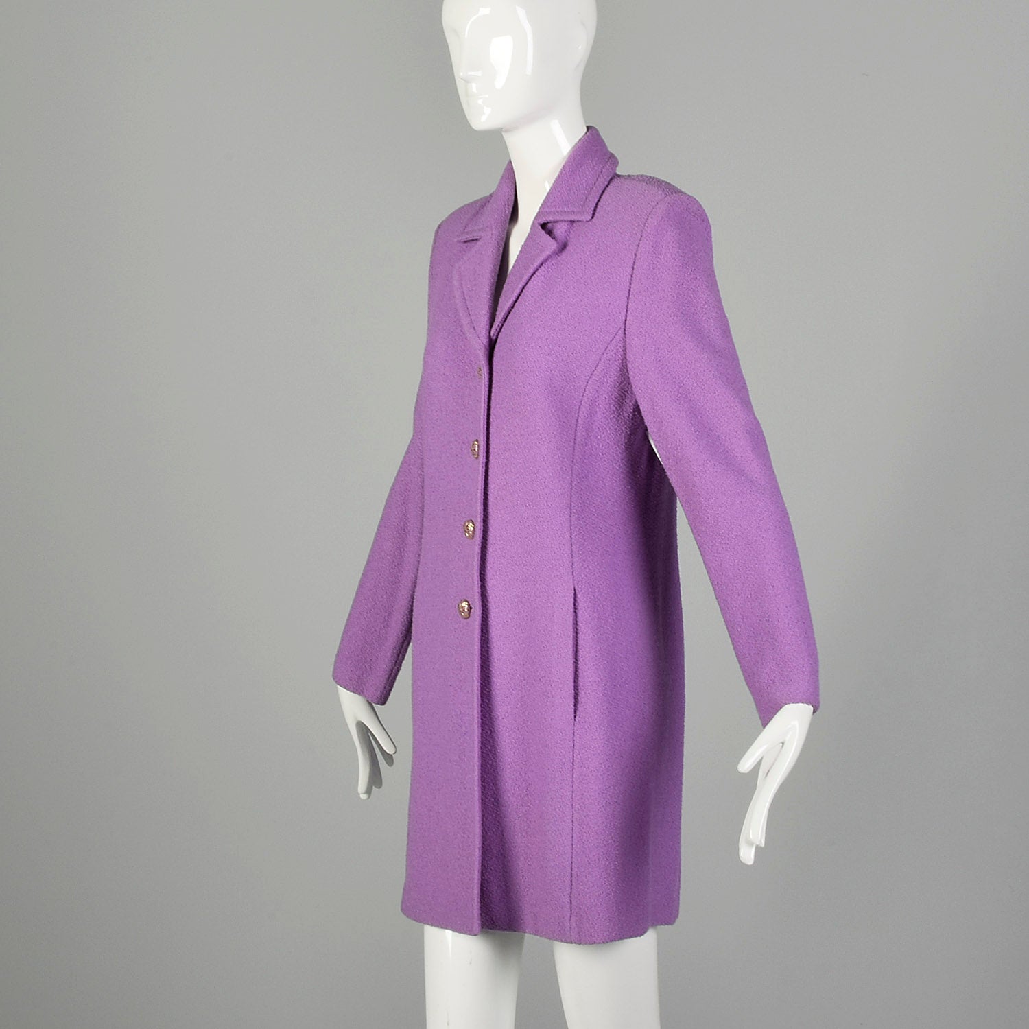 1990s St John Knit Lavender Purple Jacket