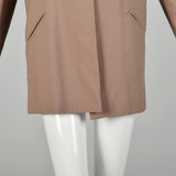 Large 1940s Gabardine Clutch Swing Coat