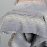 1950s Blue and White Stripe Fitted Blazer