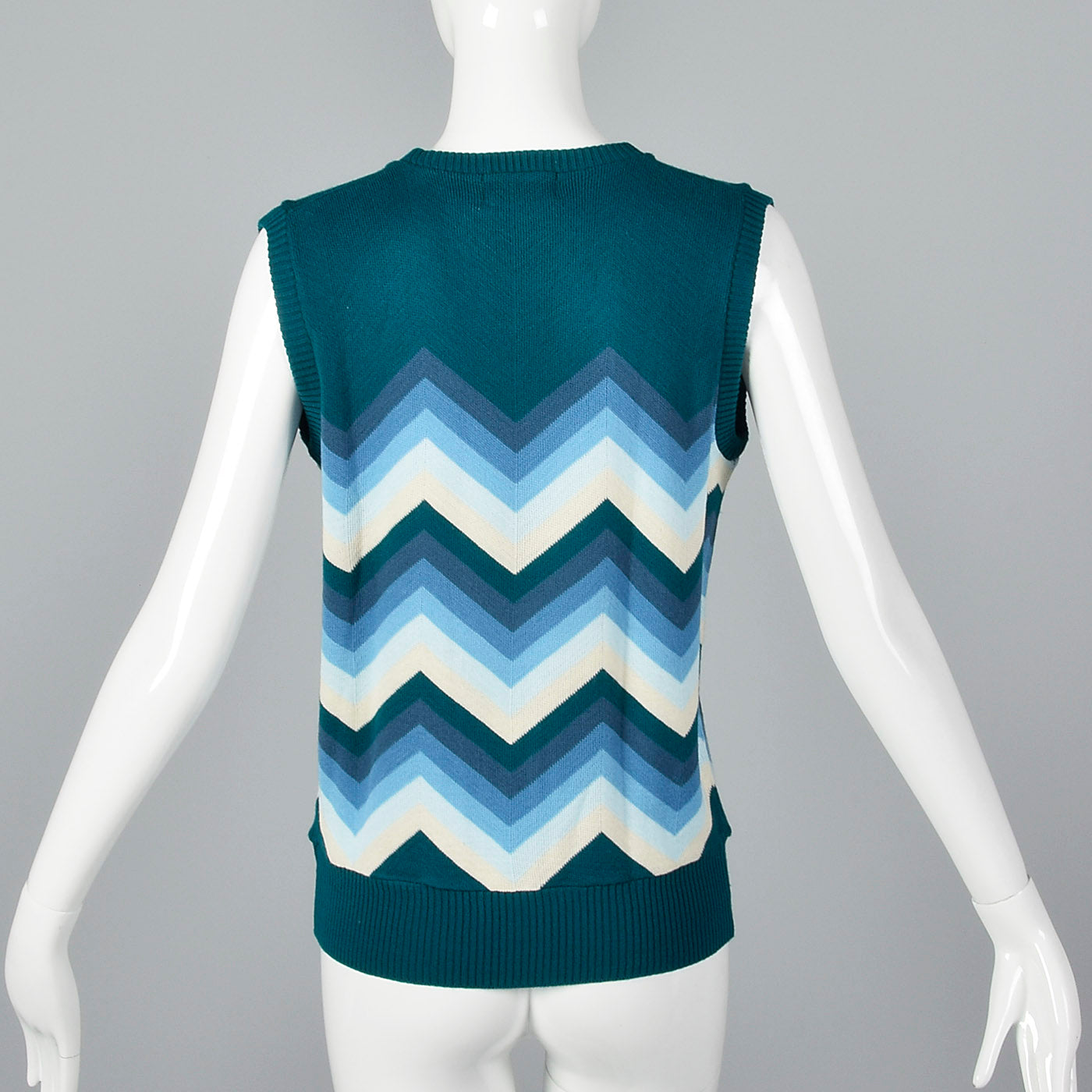 1980s Zig Zag Sweater Vest