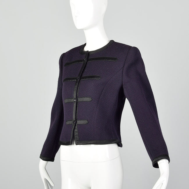 Medium Guy Laroche 1980s Purple Coat