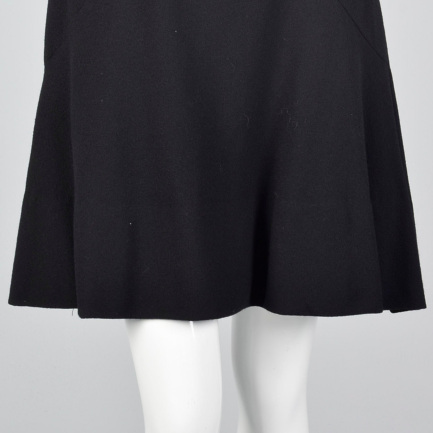 1950s Adele Simpson Black Dress with Button Up Back