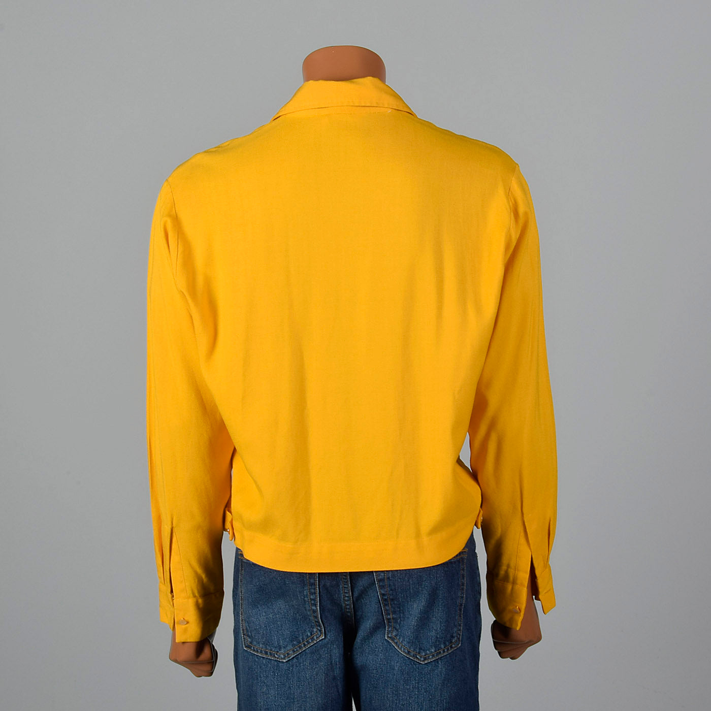 1950s Gold Long Sleeve Shirt