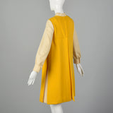 Medium 1960s Yellow Mod Dress