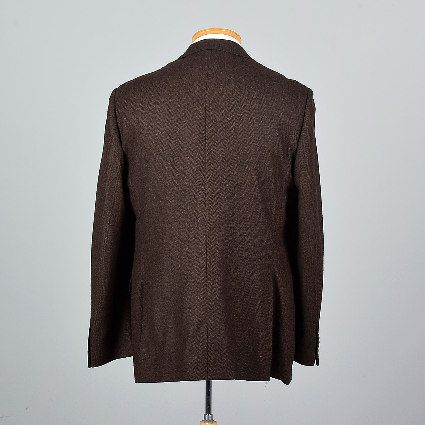 2000s Mens Cashmere Blend Jacket in Brown