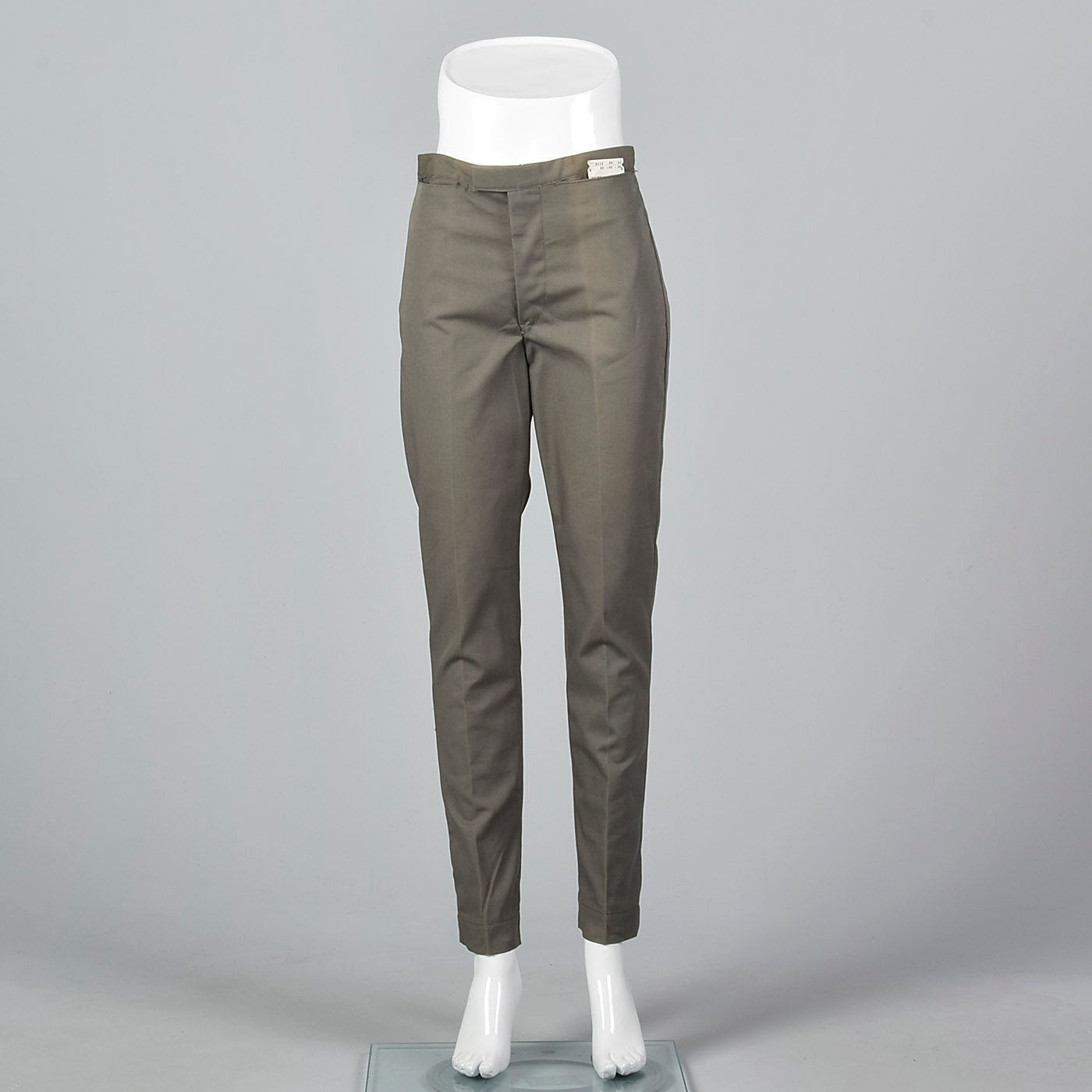 1960s Gray Sanforized Cotton Pants