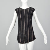 2000s Black Knit Tank Top