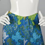 1960s Blue Palazzo Pants and Tunic Outfit