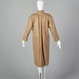 Medium Fendi 1980s Leather Trench Coat
