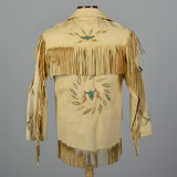 Jos Binne One of a Kind Hand Painted Deerskin Leather Jacket