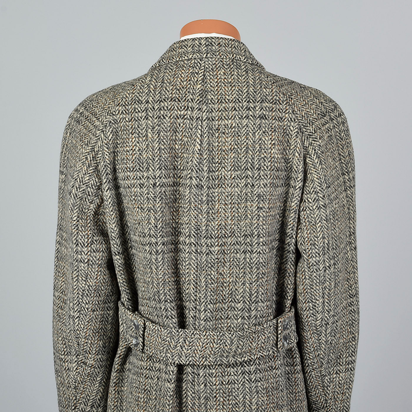 1950s Mens Wool Tweed Frankfurt Coat