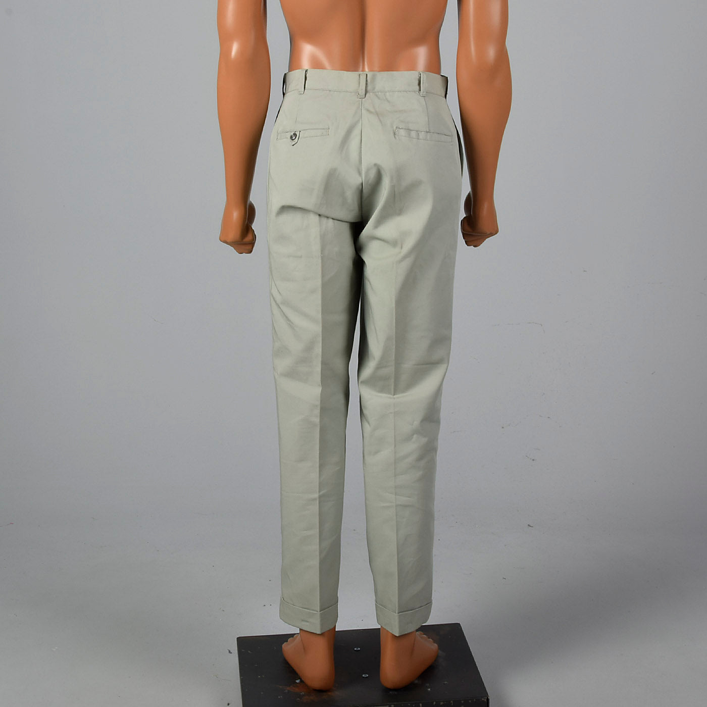 1950s Gray Twill Pants