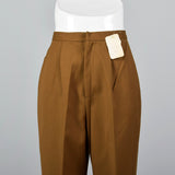 1960s Brown Twill Pants