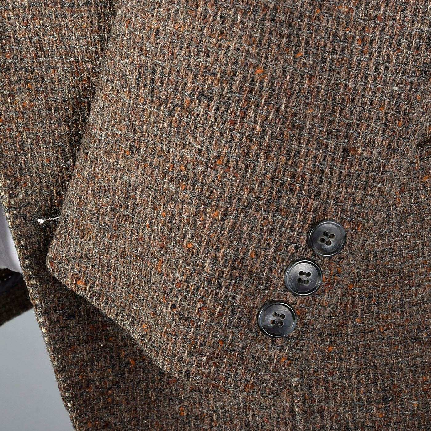 1970s Mens Yves Saint Laurent Chunky Tweed Jacket