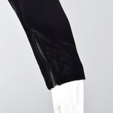 1970s Black Velvet Bolero with Rhinestone Buttons