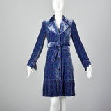 2000s Purple Velvet Coat