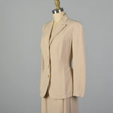 1950s Sacony Tan Summer Skirt Suit