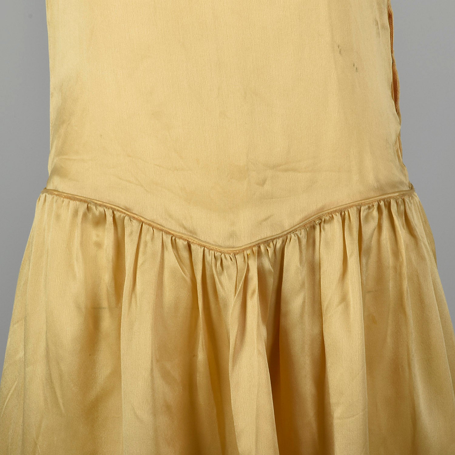 XS 1920s Yellow Dress