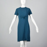 1960s Teal Dress and Jacket Set