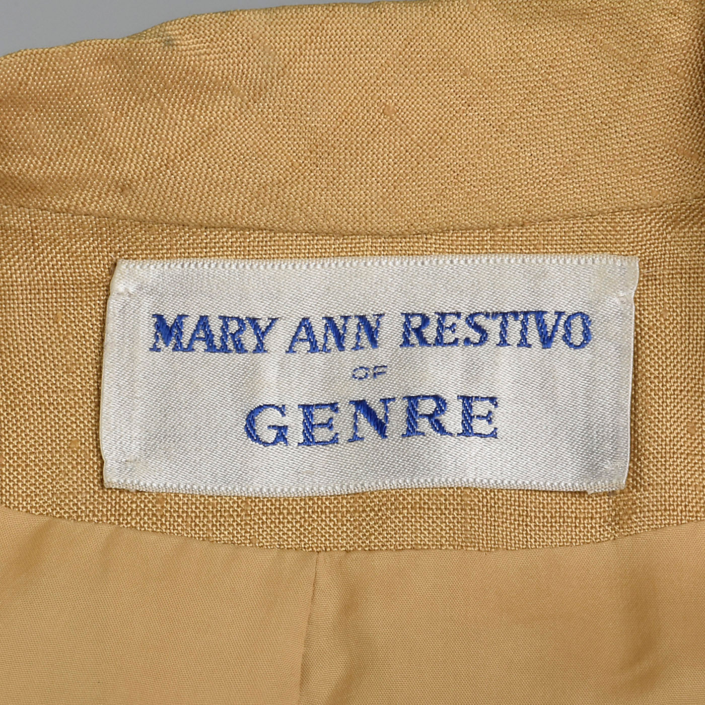 1970s Khaki Safari Pant Suit