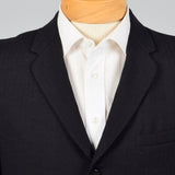 1950s Mens Black on Black Jacket
