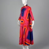 1970s Art Tent Dress with Belt