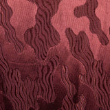 1940s Mens Burgundy Robe with Ameoba Weave