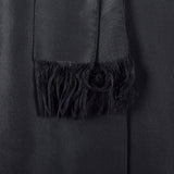 Large 1960s Black Silk Evening Jacket