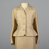 1950s Lilli Ann Silk and Mohair Skirt Suit
