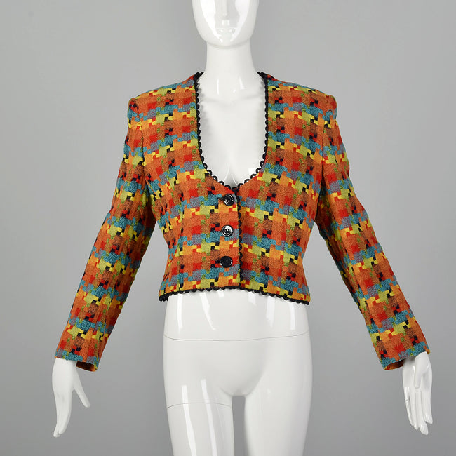 Medium Emanuel Ungaro 1990s Colorful Jacket
