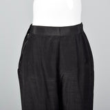 1930s Black Wide Leg Pants
