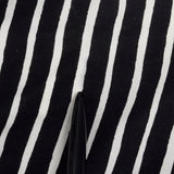 2000s Marimekko Black and White Striped Shirt
