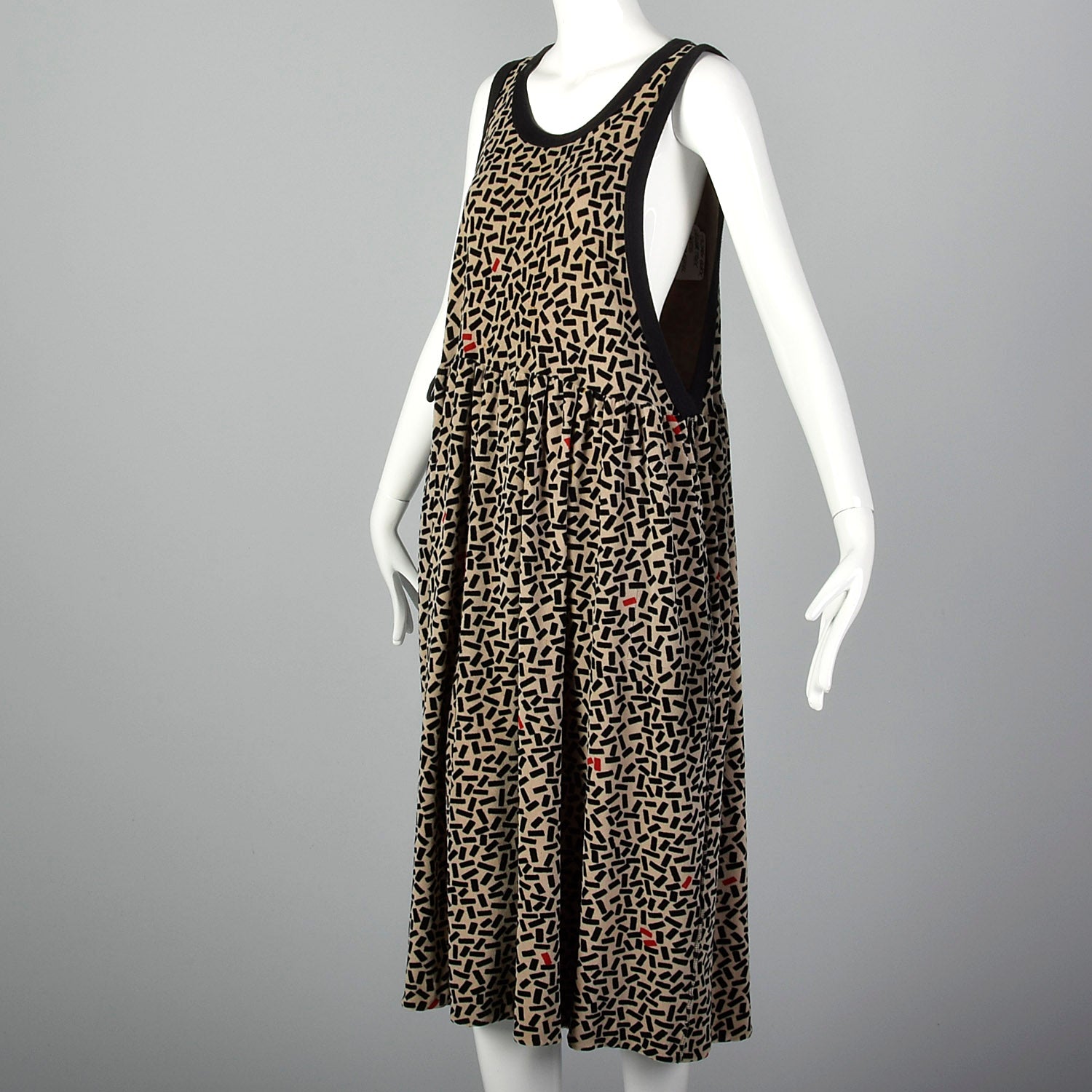 1990s Sonia Rykiel Knit Velour Jumper Dress