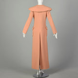 Attributed to Christian Dior Maxi Full Length Blanket Coat Designer Autumn Minimalist Outerwear