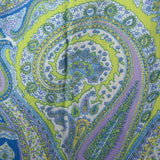1960s Paisley Print Cotton House Dress