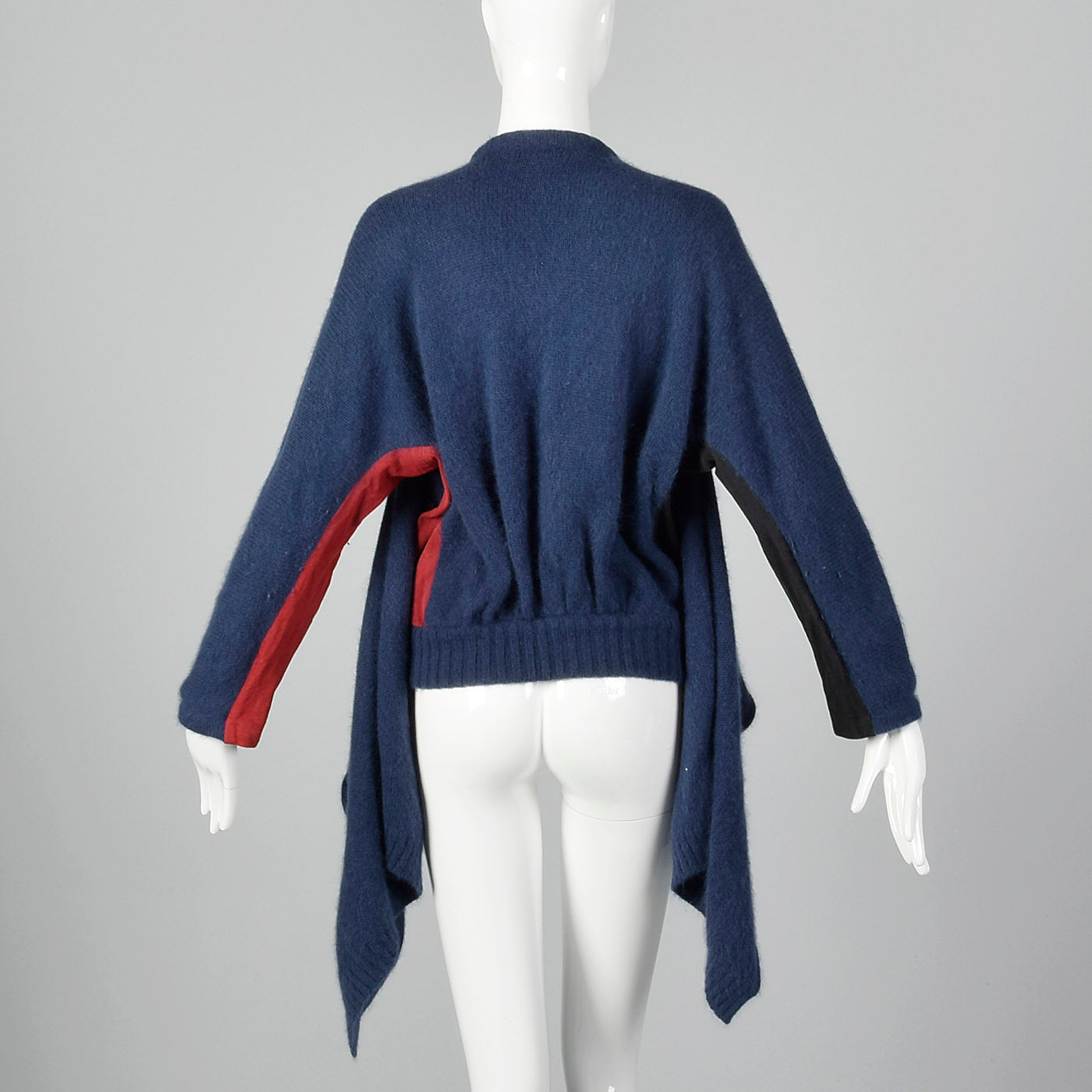 Mediym Gianfranco Ferre 1980s Blue Angora Sweater
