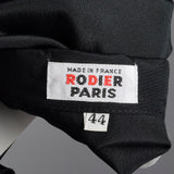 1970s Rodier Paris Black Shirt