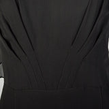 Large 1930s Little Black Dress 2pc Bias Cut Formal Evening Sheer Art Deco Ensemble