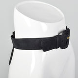 Escada Leather Belt with Slide Purse