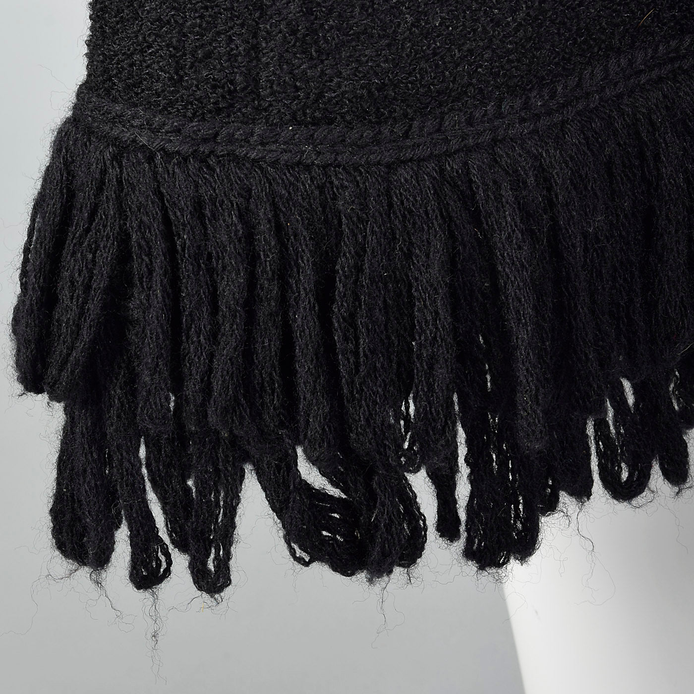 1970s Marni Knits Tight Black Turtleneck Dress