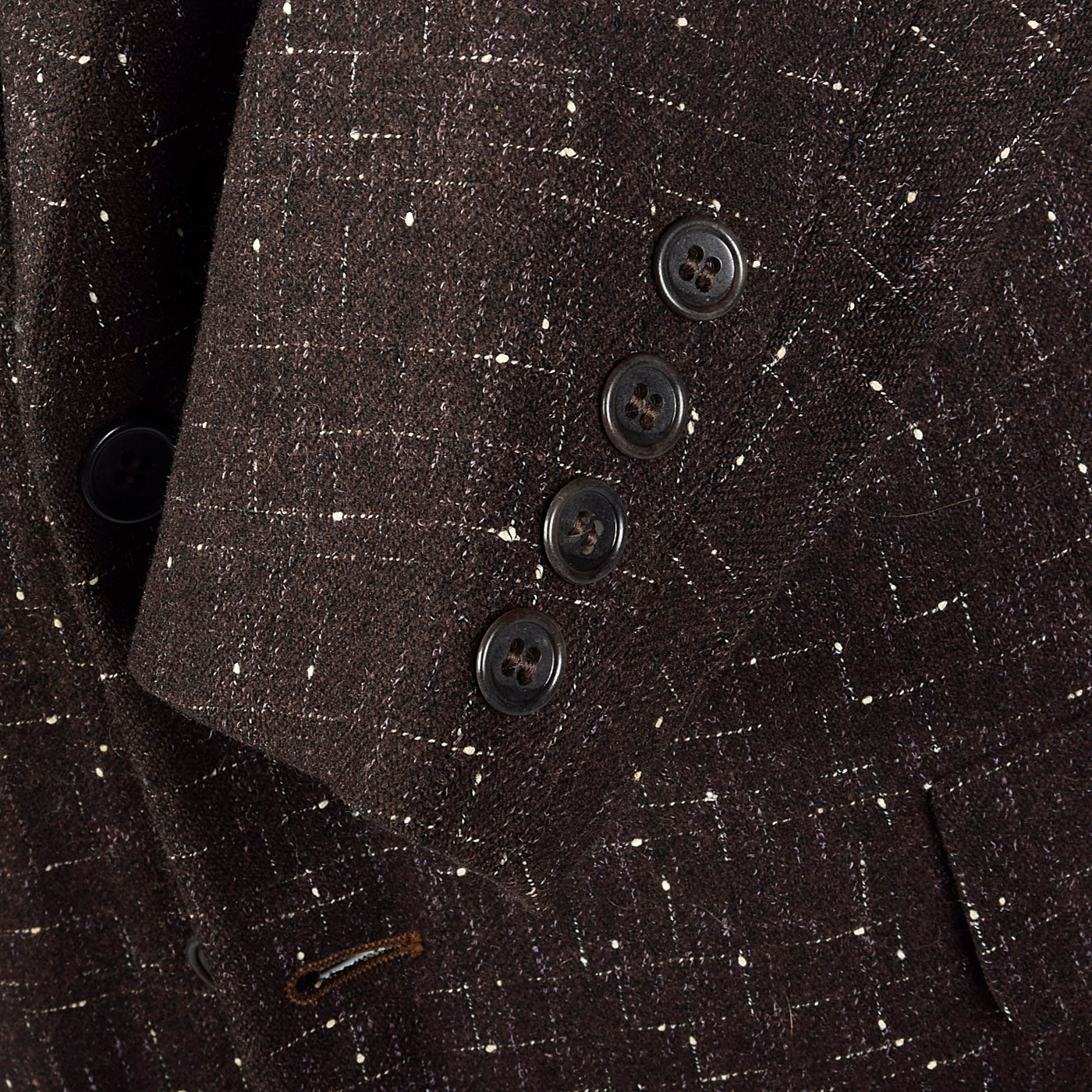 1950s Mens Atomic Fleck Jacket in Brown